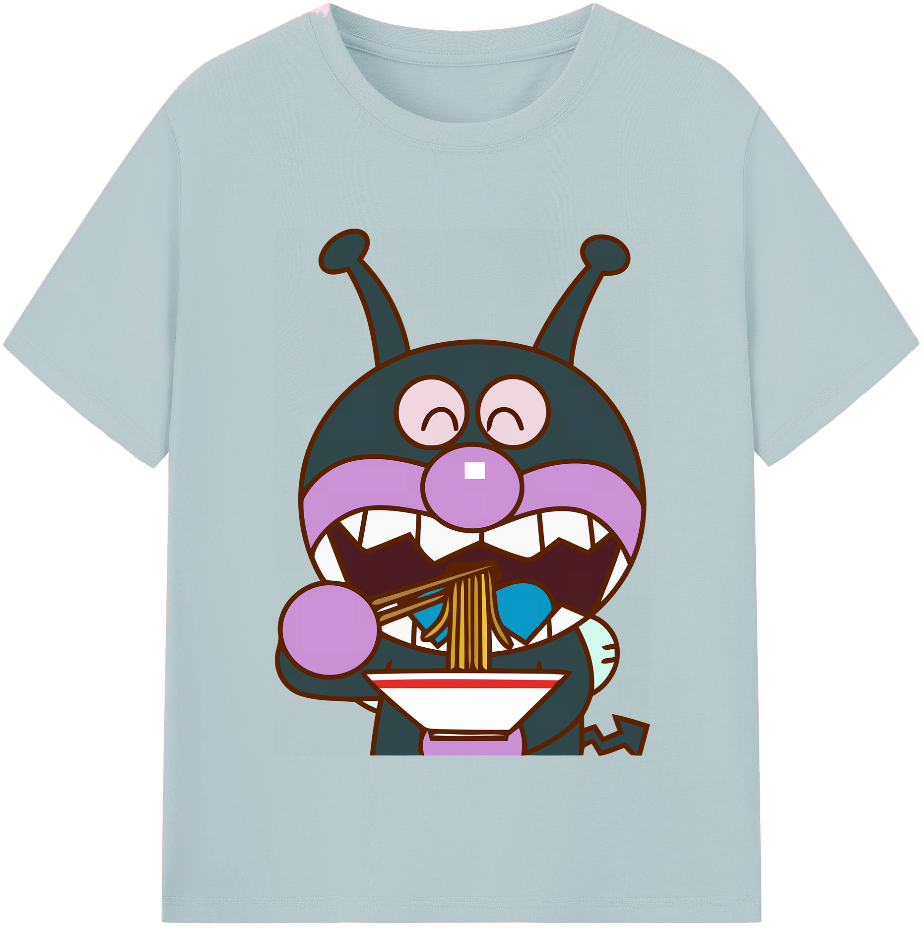 （画像用） アンパンマン Anpanman 綿100％半袖Tシャツ（フロントプリント）